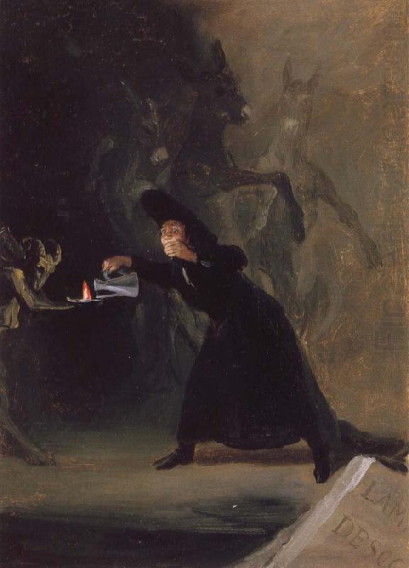 Francisco de Goya A Scene from El Hechizado por Fuerza china oil painting image